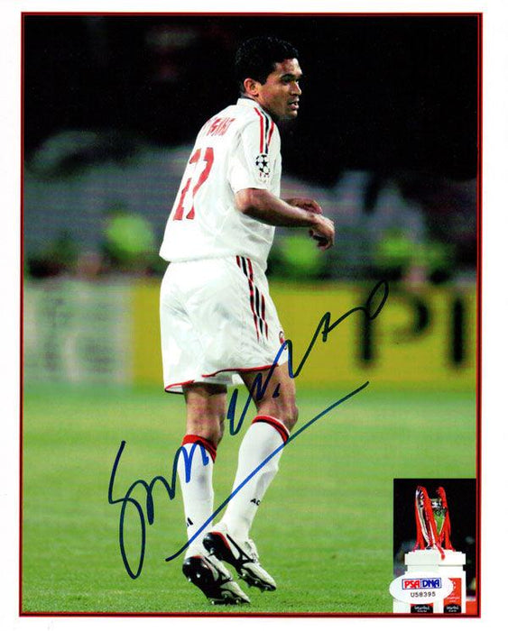 Sergio Claudio Dos Santos Autographed 8x10 Photo A.C. Milan PSA/DNA #U58395 - RSA