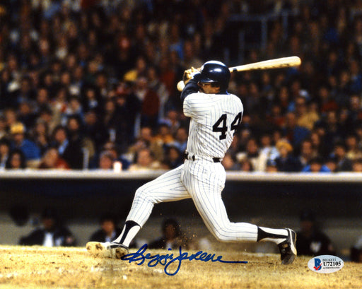 Reggie Jackson Autographed 8x10 Photo New York Yankees Beckett BAS Stock #177595 - RSA