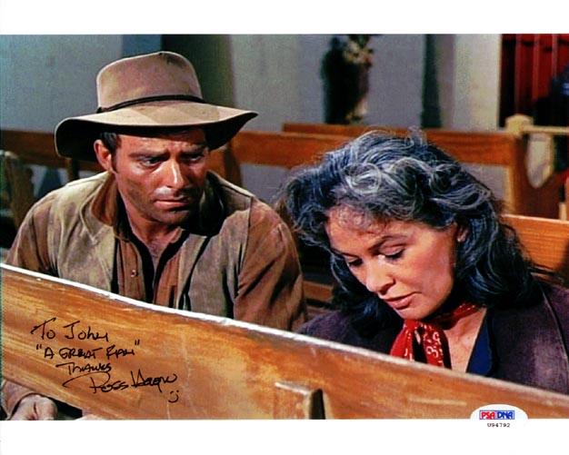 Ross Hagen Autographed 8x10 Photo Big Valley PSA/DNA #U94792 - RSA