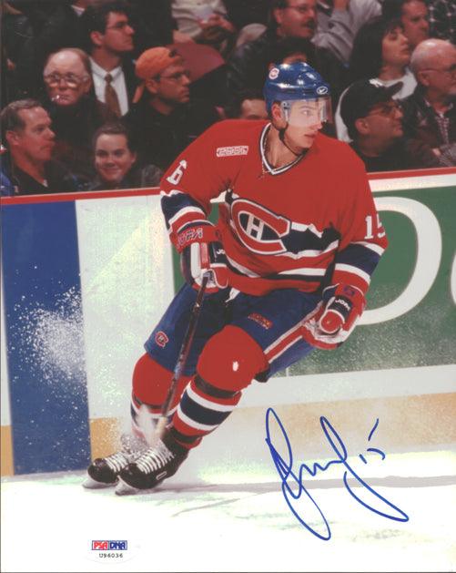 Dainius Zubrus Autographed 8x10 Photo Montreal Canadiens PSA/DNA #U96036 - RSA