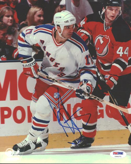 Kevin Stevens Autographed 8x10 Photo New York Rangers PSA/DNA #U96071 - RSA