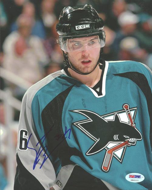 Steve Bernier Autographed 8x10 Photo San Jose Sharks PSA/DNA #U96111 - RSA