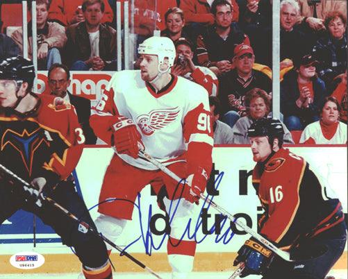 Tomas Holmstrom Autographed 8x10 Photo Detroit Red Wings PSA/DNA #U96415 - RSA