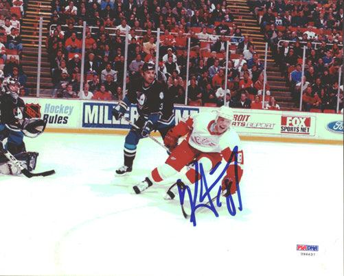 Kirk Maltby Autographed 8x10 Photo Detroit Red Wings PSA/DNA #U96637 - RSA