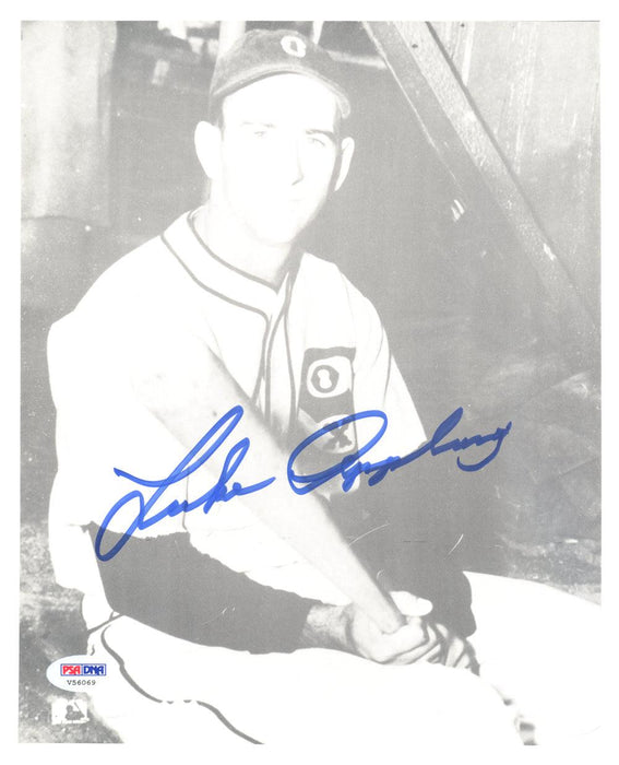 Luke Appling Autographed 8.5x10.5 Photo Chicago White Sox PSA/DNA #V56069 - RSA