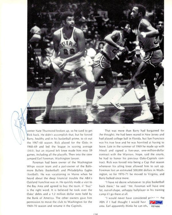 Ray Scott & Dan Issel Autographed Magazine Page Photo PSA/DNA #V57490 - RSA