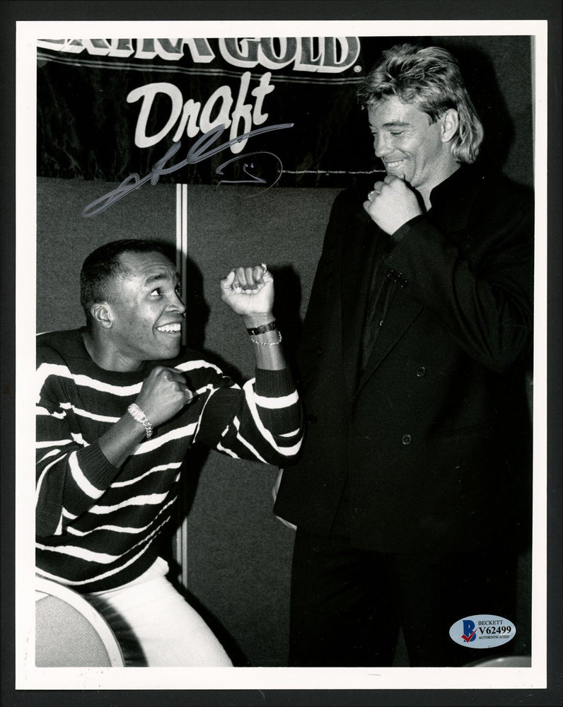 Sugar Ray Leonard Autographed 8x10 Photo Beckett BAS #V62499 - RSA