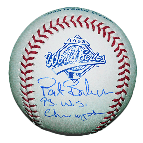 Pat Borders Toronto Blue Jays Autographed Official Major League Baseball "93 WS Champ" Insc (JSA ) - RSA