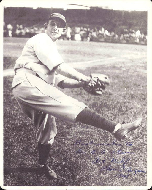 Art Nehf Autographed George Burke 8x10 Photo "Best Wishes Dr. Steen" PSA/DNA #X04728 - RSA