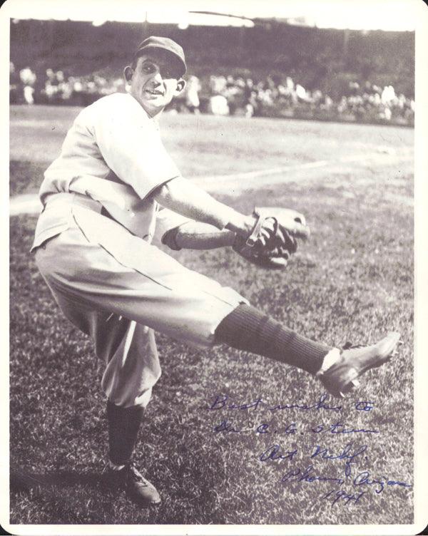 Art Nehf Autographed George Burke 8x10 Photo "Best Wishes Dr. Steen" PSA/DNA #X04728 - RSA