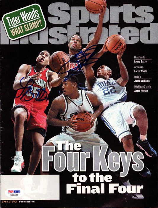 Lonny Baxter & Loren Woods Autographed Sports Illustrated Magazine PSA/DNA #X59883 - RSA