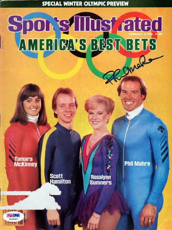Phil Mahre Autographed Sports Illustrated Magazine Olympics PSA/DNA #X62865 - RSA