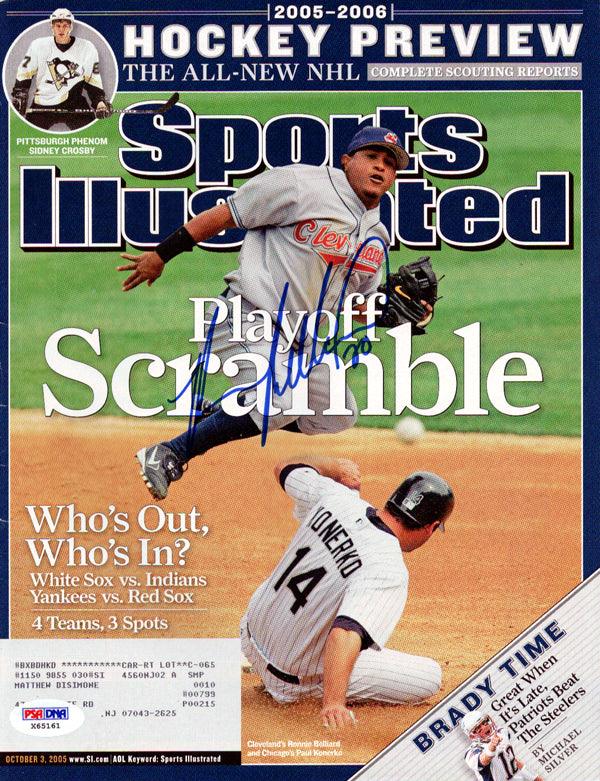 Ronnie Belliard Autographed Sports Illustrated Magazine Cleveland Indians PSA/DNA #X65161 - RSA