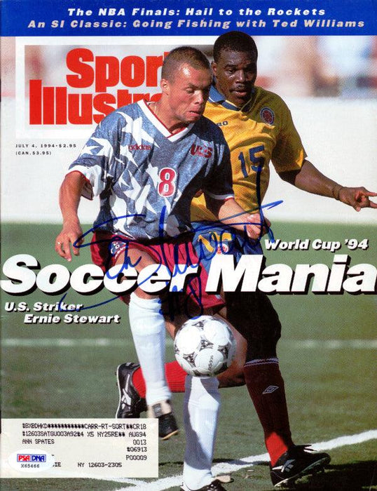 Ernie Stewart Autographed Sports Illustrated Magazine Team USA PSA/DNA #X65466 - RSA