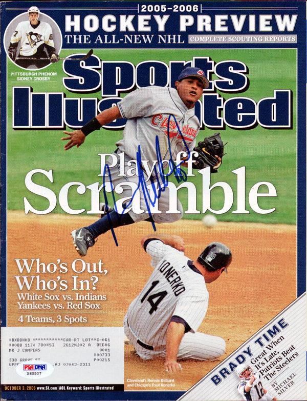 Ronnie Belliard Autographed Sports Illustrated Magazine Cleveland Indians PSA/DNA #X65507 - RSA