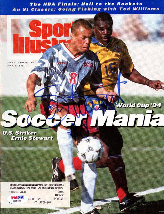 Ernie Stewart Autographed Sports Illustrated Magazine Team USA PSA/DNA #X65571 - RSA