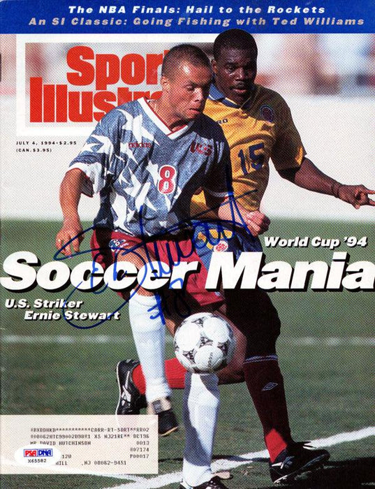 Ernie Stewart Autographed Sports Illustrated Magazine Team USA PSA/DNA #X65582 - RSA