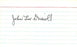 Paddy Driscoll Autographed 3x5 Index Card Chicago Bears JSA #Y95101 - RSA