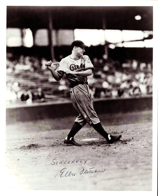 Elbie Fletcher Autographed 8x10 Photo Pittsburgh Pirates Vintage PSA/DNA #Z05002 - RSA