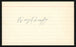 Hugh Duffy Autographed 3x5 Index Card Boston Red Sox JSA #Z32923 - RSA