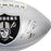Johnathan Abram Signed Las Vegas Raiders Official NFL Team Logo Silver Football (JSA) - RSA