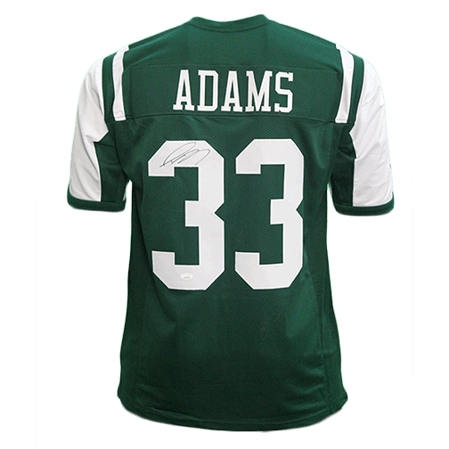 Jamal Adams Autographed Pro Edition Football Jersey Green Throwback (JSA) - RSA