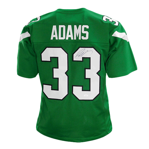 Jamal Adams Signed Pro Modern Edition Green Football Jersey (JSA) - RSA
