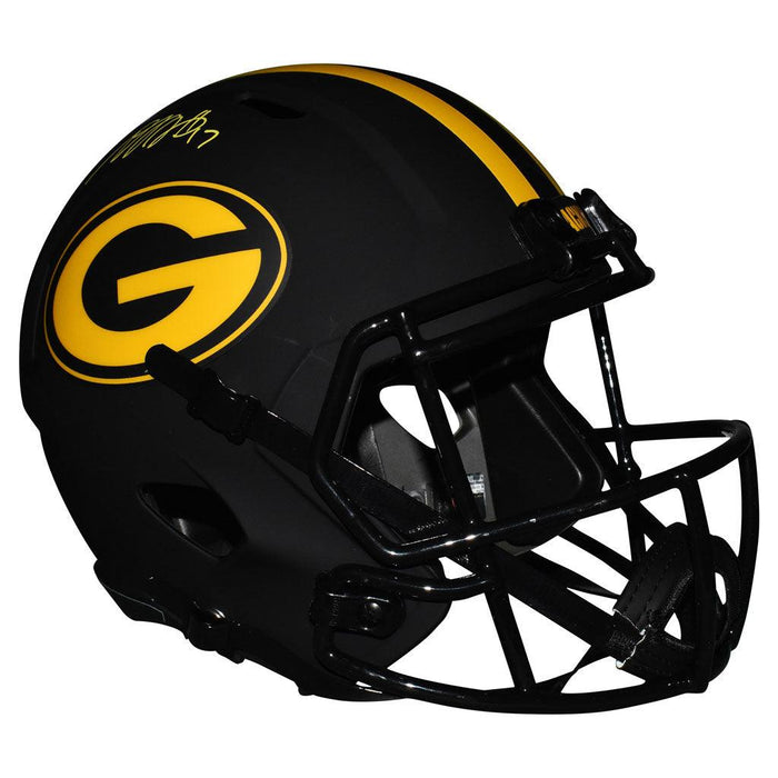 Davante Adams Signed Green Bay Packers Eclipse Speed Full-Size Replica Football Helmet (Beckett) - RSA