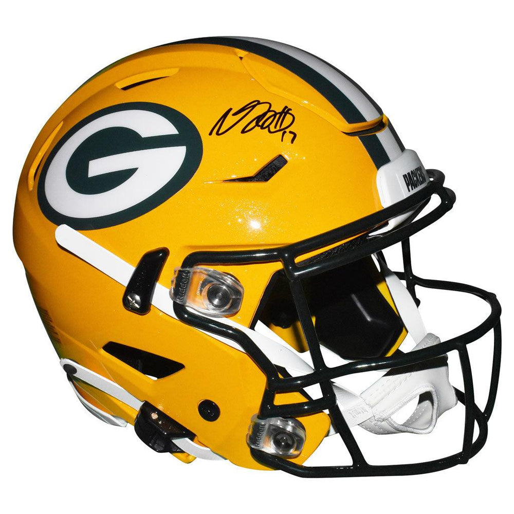 Davante Adams Signed Green Bay Packers SpeedFlex Full-Size Authentic Football Helmet (Beckett) - RSA