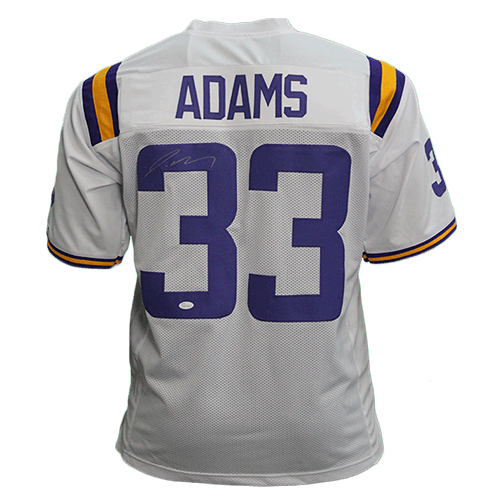 Jamal Adams Autographed college style Football Jersey White (JSA) - RSA