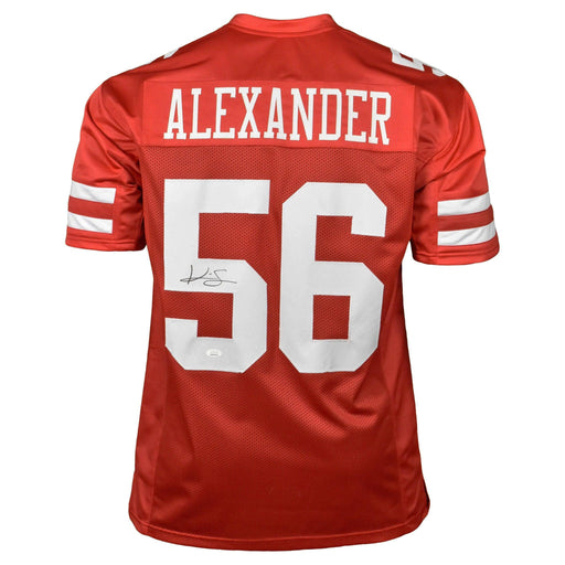 Kwon Alexander Signed Pro-Edition Red Football Jersey (JSA) - RSA