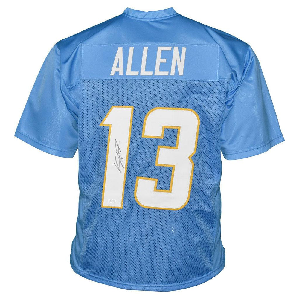 Keenan Allen Autographed Pro Style Football Jersey (JSA) Powder Blue - RSA