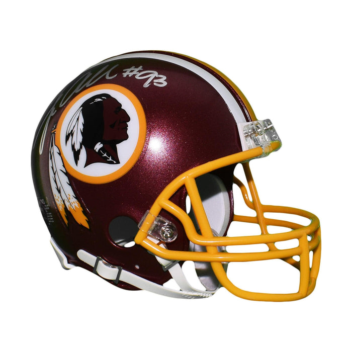 Jonathan Allen Signed Washington Redskins Mini Football Helmet (Prova) - RSA