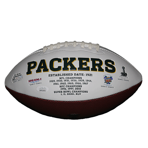 Donny Anderson #44 Green Bay Packers Super Bowl Football (JSA) - RSA