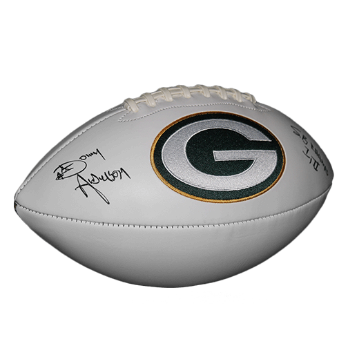 Donny Anderson #44 Green Bay Packers Super Bowl Football (JSA) - RSA