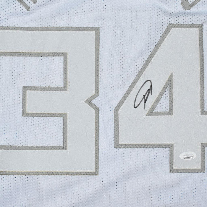 Giannis Antetokounmpo Signed Milwaukee Pro White Ice Basketball Jersey (JSA) - RSA