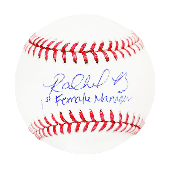 Rachel Balkovec Signed First Female Manager Inscription Rawlings Official Major League Baseball (Beckett) - RSA