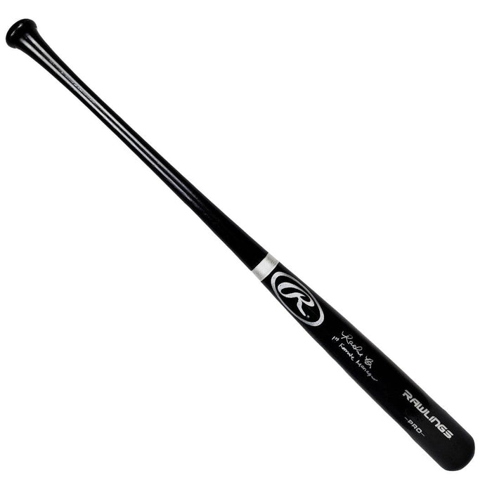 Rachel Balkovec Signed 1st Female manager Inscription Rawlings Black Baseball Bat (Beckett) - RSA