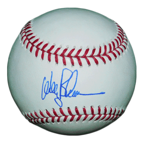 Wally Backman Autographed Logo Baseball (JSA) - RSA