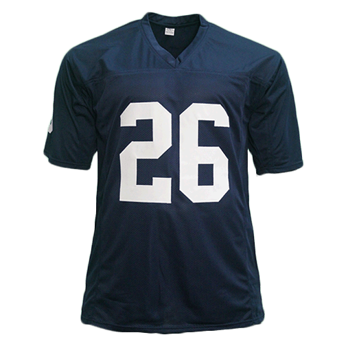 Saquon Barkley Penn State Autographed Football Jersey Blue (JSA) - RSA