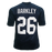 Saquon Barkley Penn State Autographed Football Jersey Blue (JSA) - RSA