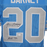 Lem Barney Autographed Football pro style Jersey Blue (JSA) HOF Inscription Included - RSA