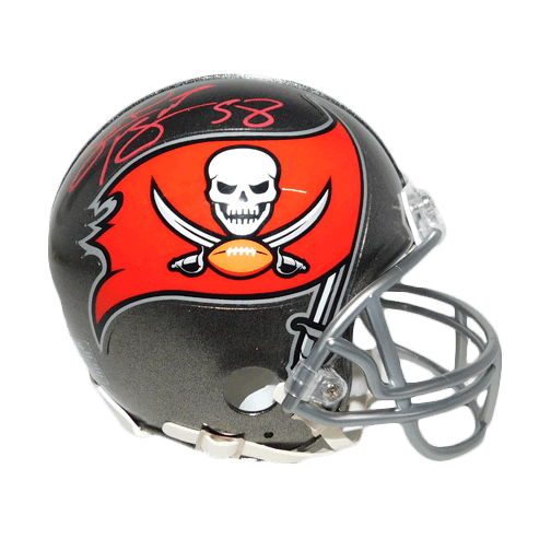 Shaquil Barrett Signed Buccaneers Mini Helmet (JSA) - RSA