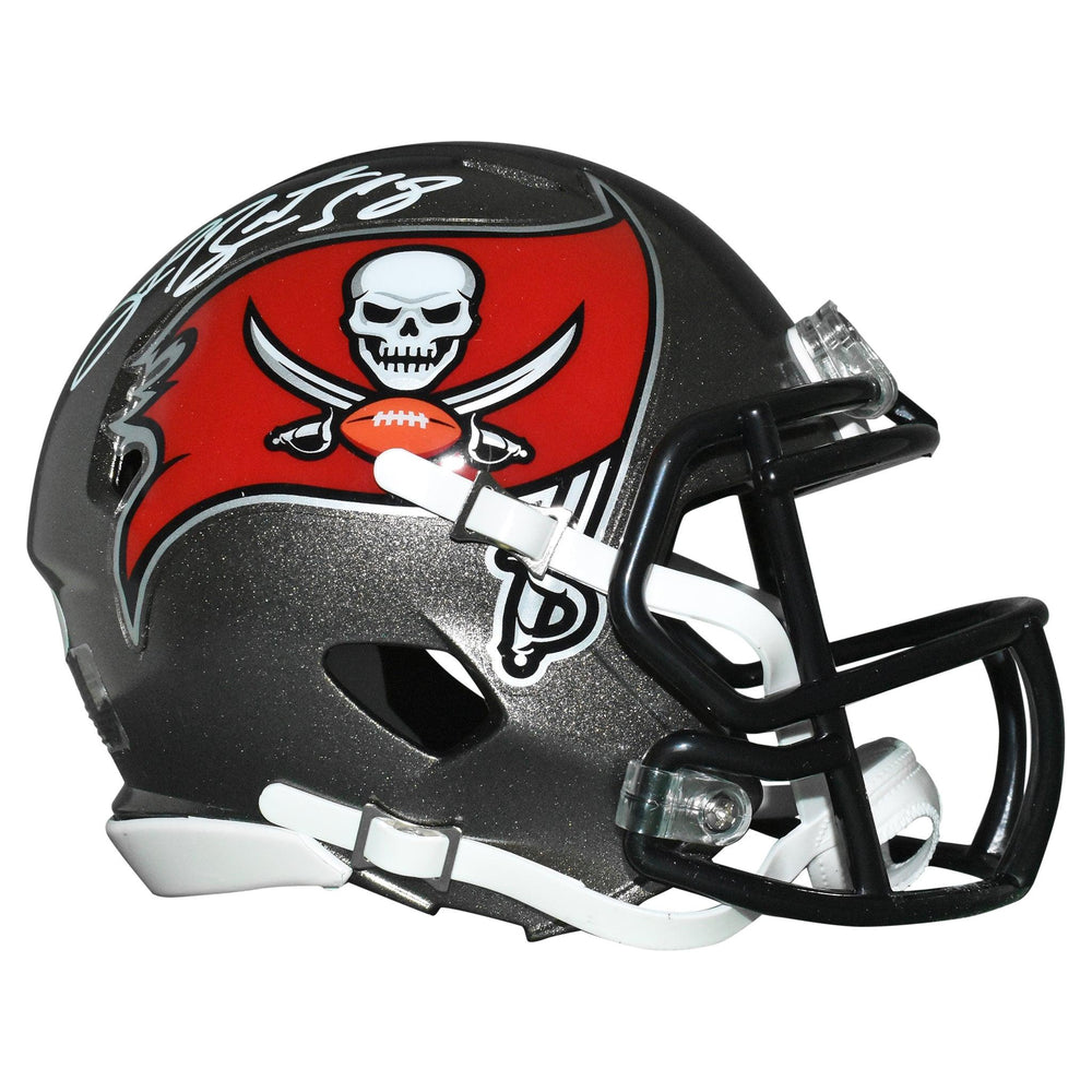 Shaquil Barrett Signed Tampa Bay Buccaneers Mini Speed Football Helmet (JSA) - RSA