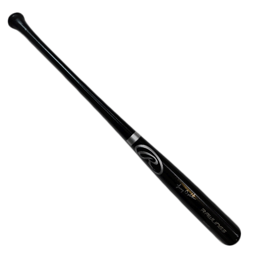 Lenny Dykstra Autographed Black Baseball Bat (JSA) - RSA
