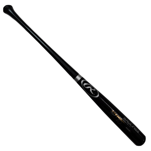 Fred McGriff Autographed Full Size Rawlings Black Baseball Bat (JSA) - RSA