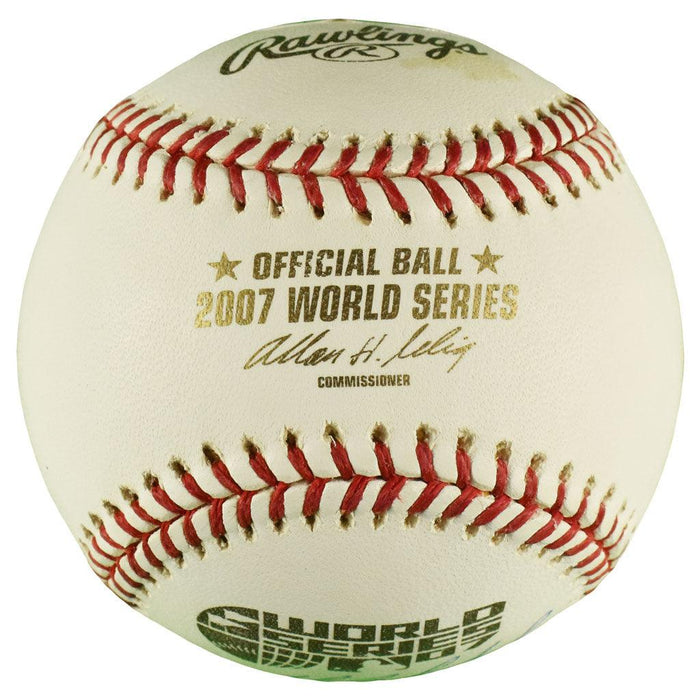 Josh Beckett Signed Rawlings Official MLB 2007 World Series Baseball (JSA) - RSA
