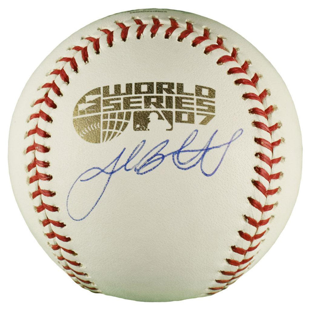 Josh Beckett Signed Rawlings Official MLB 2007 World Series Baseball (JSA) - RSA