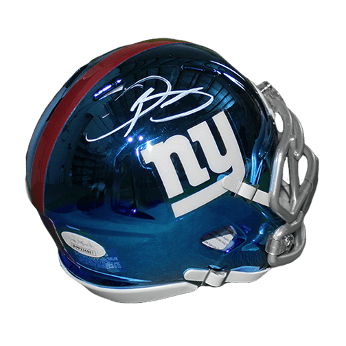 Odell Beckham Jr. #13 New York Giants Chrome SPEED Mini Helmet (JSA) - RSA