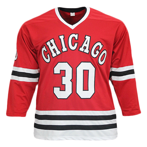 RSA Ed Belfour Pro Throwback Style Autographed Chicago Hockey Jersey Red (JSA)
